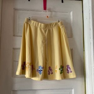 NWT shein x care bears skirt